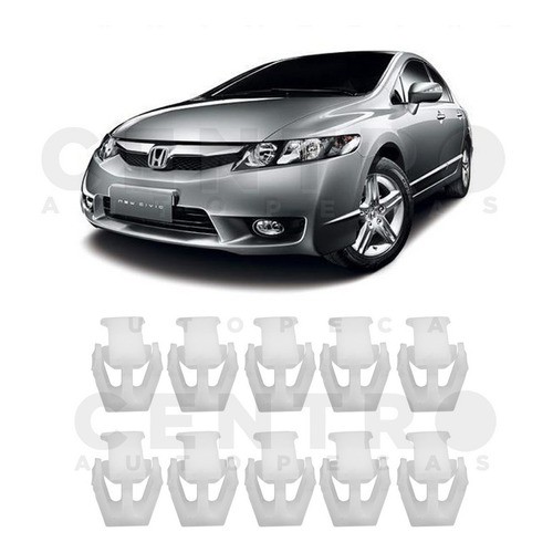 10 Presilha Friso Lateral Porta Civic 2008