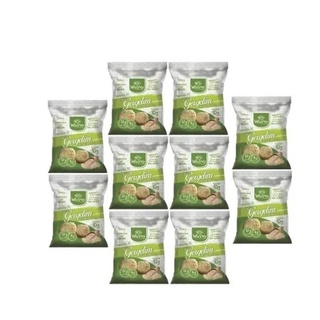 Kit 10 Biscoito Gergelim C/ Whey Protein Wheyviv Fit - 45g