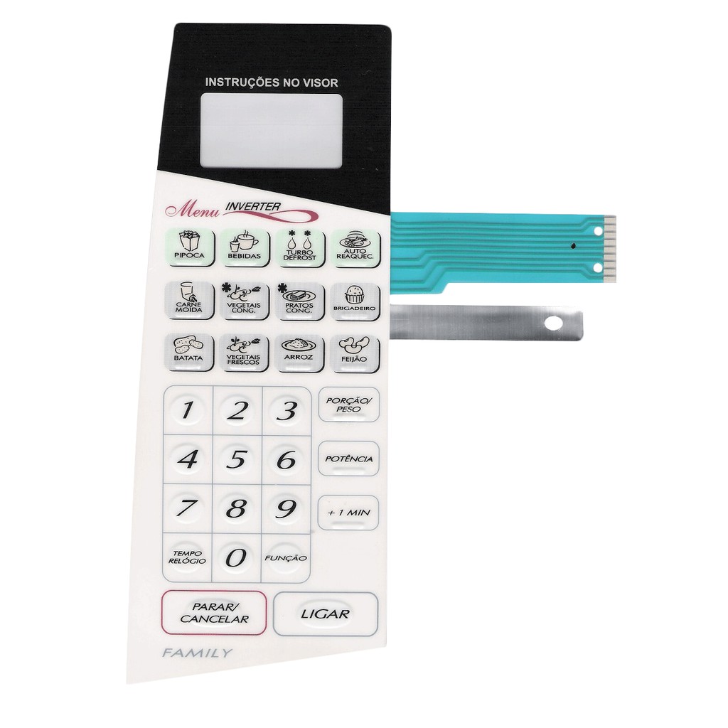 MEMBRANA MICRO-ONDAS COMPATÍVEL COM PANASONIC NNS 62 NN-S62