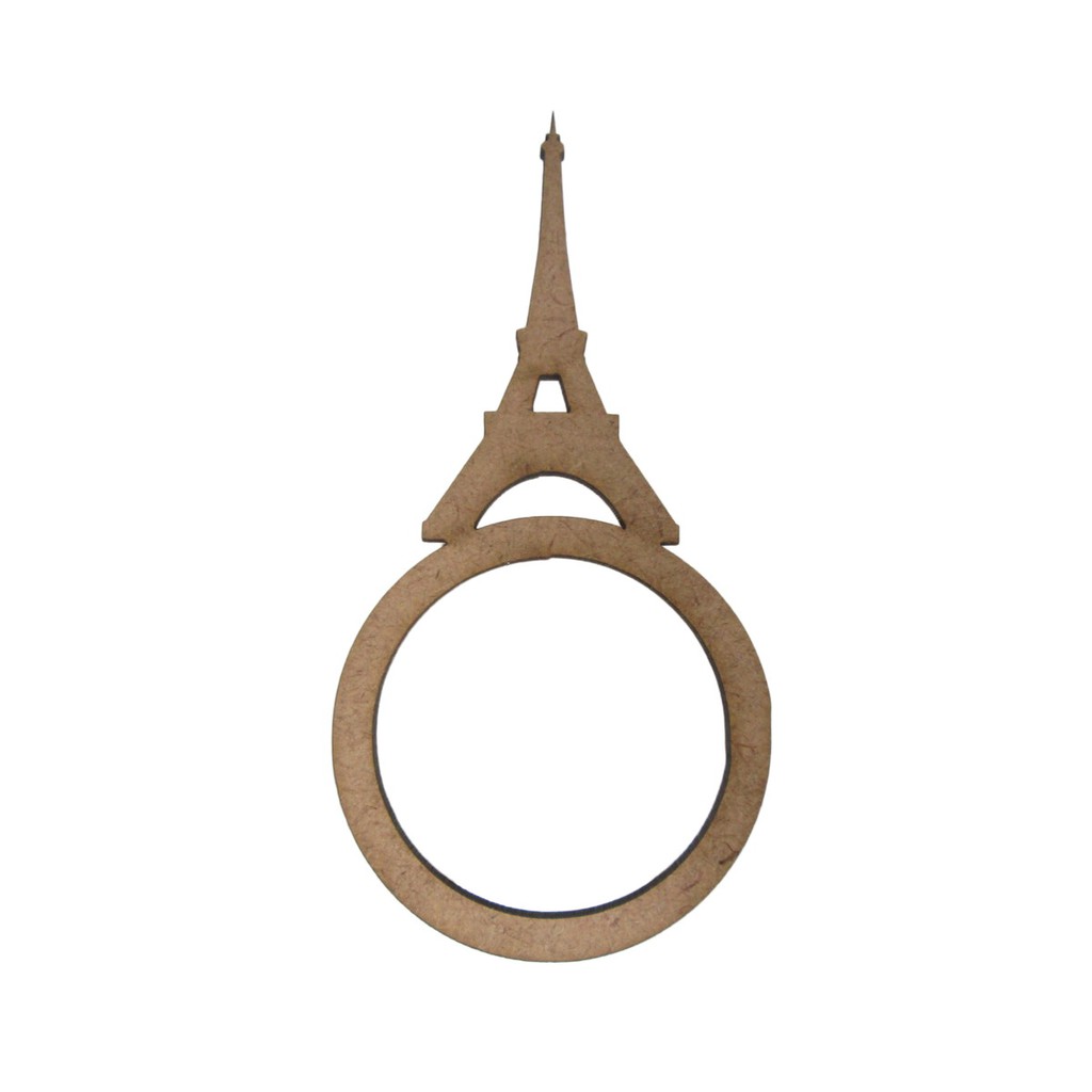 Kit 10 Anel porta guardanapo Torre Eiffel de Paris - MDF