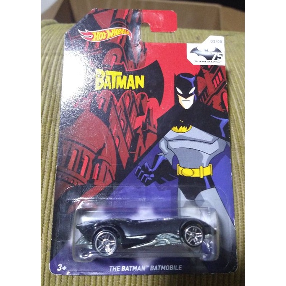 Batman Batmobile Série Animada 75 anos Hot Wheels | Shopee Brasil