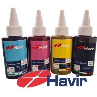 Tinta Sublimática HAVIR 400ml (4 Cores CMYK) + Perfil De Cores