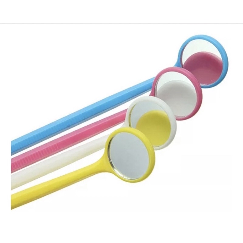 Kit 3 Espelhos De Precisão Profissional Para Alongamento Extensão De Cílios / Dentista Autoclave