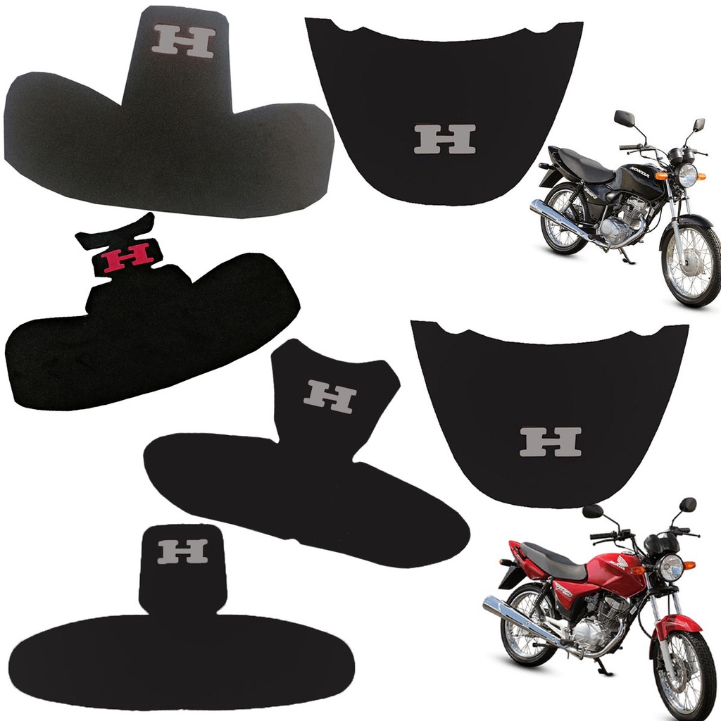 Adesivo Protetor Tanque + Rabeta Titan 125 150 Fan 125 2000-2008 em Oferta na Shopee