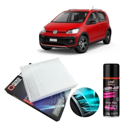 Filtro Cabine Ar Condicionado + Higienizador Vw Up 1.0 2013/