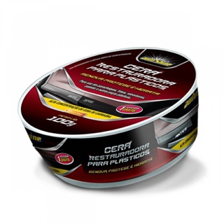 Cera para veículos com carnaúba autoshine renovadora de plástico 100g em Oferta na Shopee