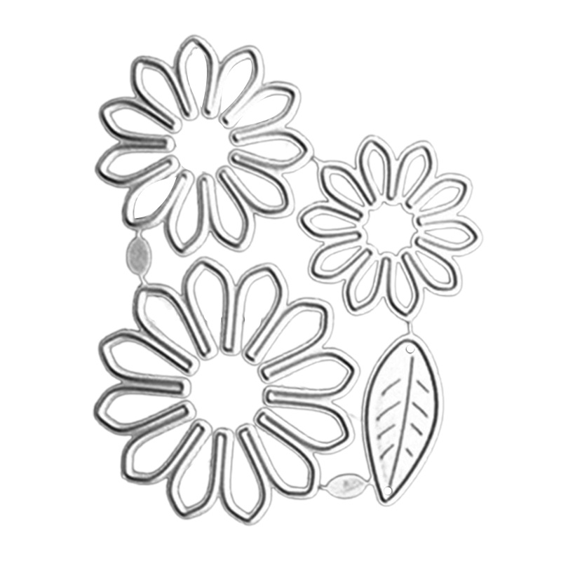 blg Flower Tree Leaf Metal Cutting Dies Artesanato Scrapbooking Embossing em Oferta na Shopee