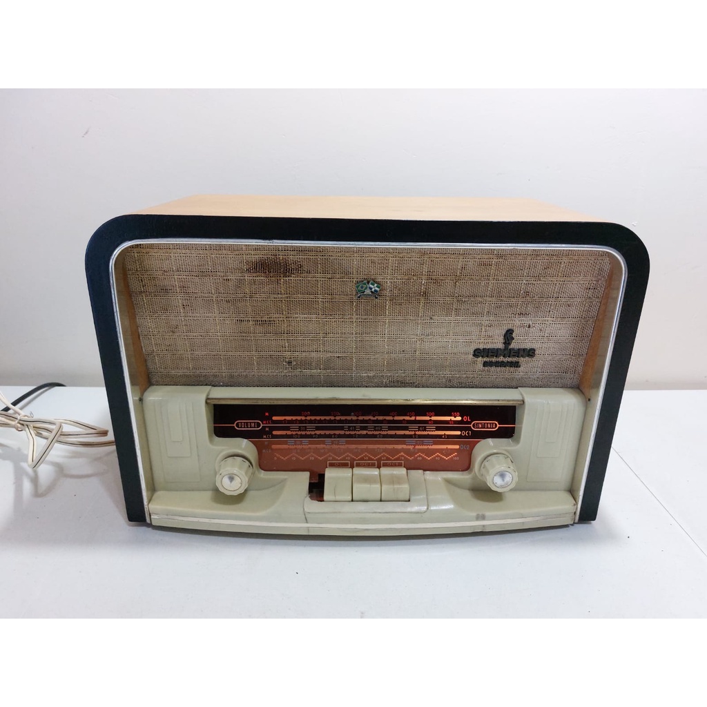 Radio Antigo Valvulado Siemens Musicante - Raridade!!!