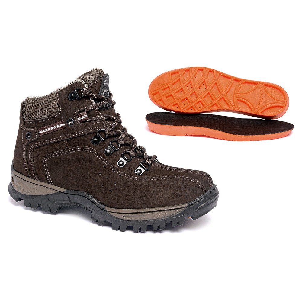 tênis masculino bota adventure salazari couro ecológico