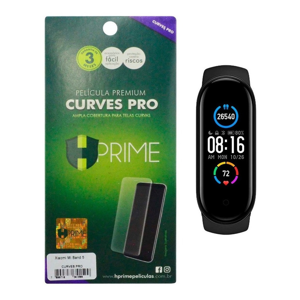 Película Premium Hprime Curves Pro Tpu Xiaomi Mi Band 5