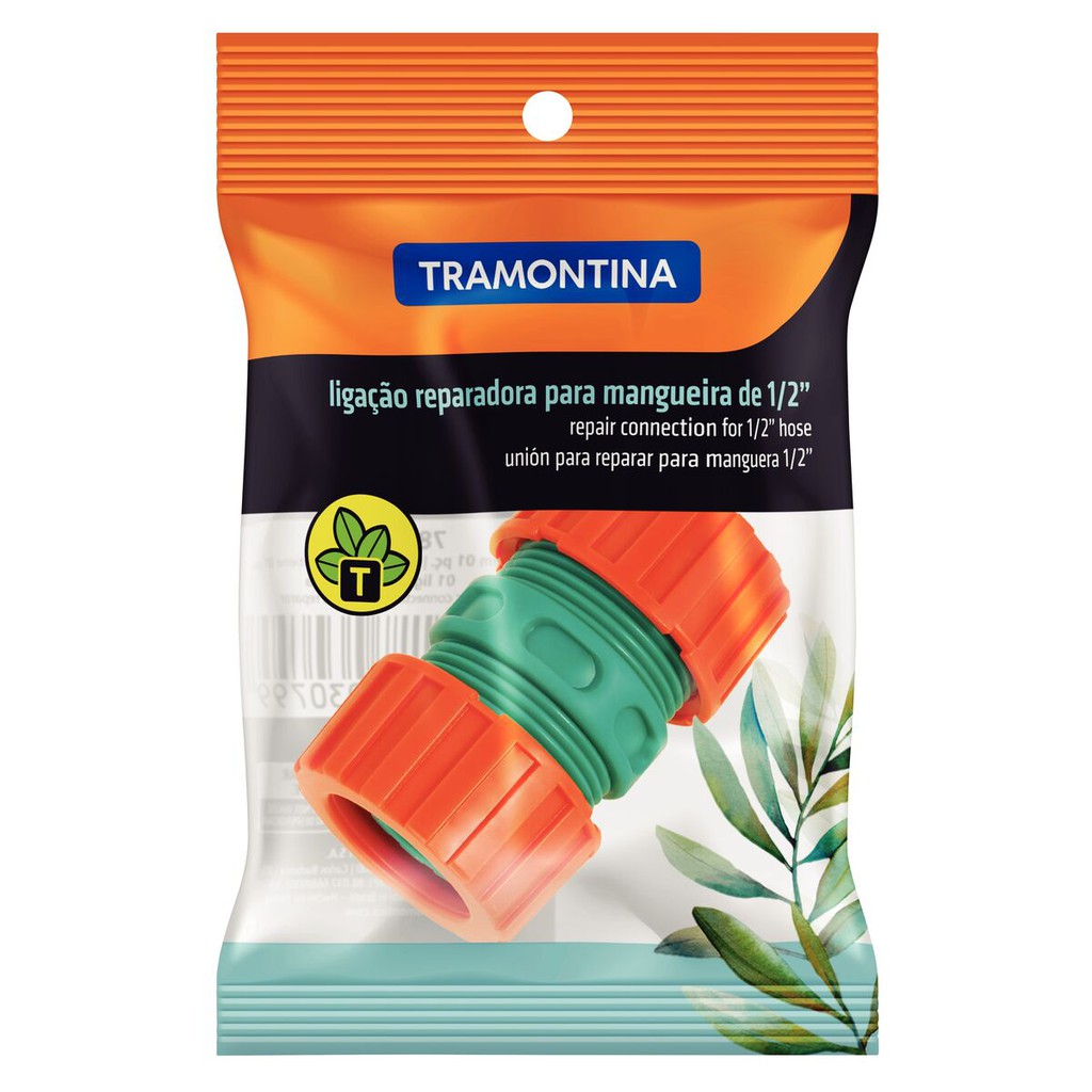 Emenda para Mangueira de Jardim Adaptador 1/2 Tramontina