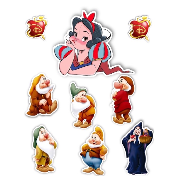 Topo De Bolo Branca De Neve Shopee Brasil