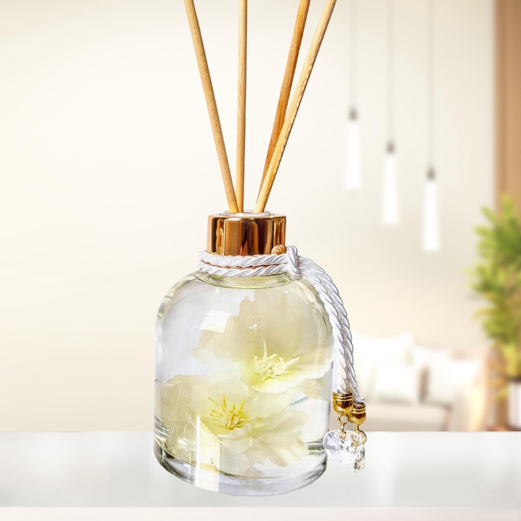 Difusor Aromatizador de Ambientes de Vidro com Varetas | Shopee Brasil