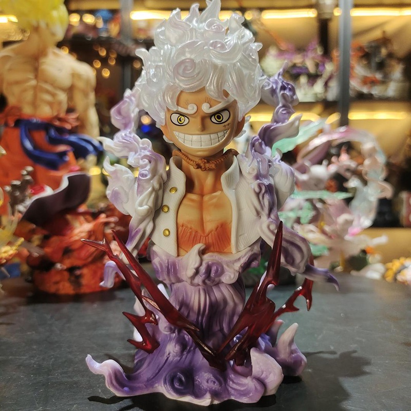 One Piece Luffy Gear 5 Anime Figure Nika Joyboy