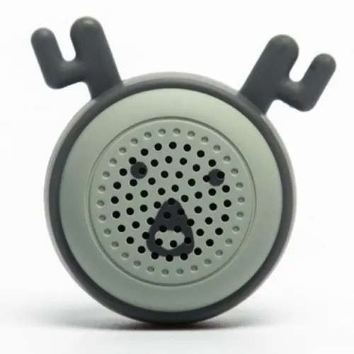 Mini Caixa Caixinha De Som Bluetooth Música Up4you Portátil Alce Verde