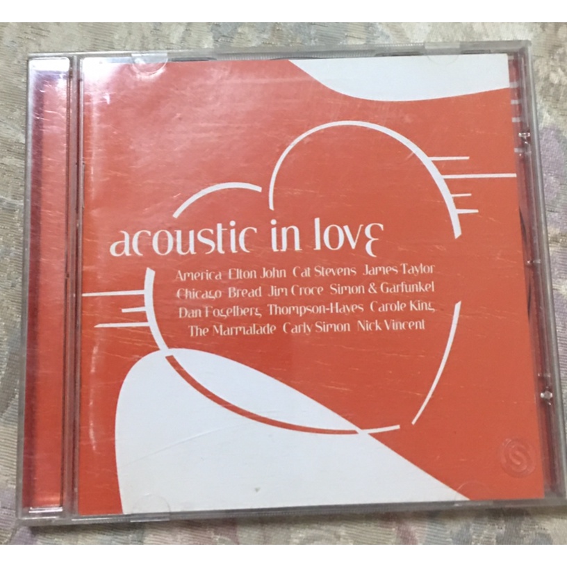Cd Acoustic In Love - Elton John, Carly Simon, Cat Stevens, Chicago,...