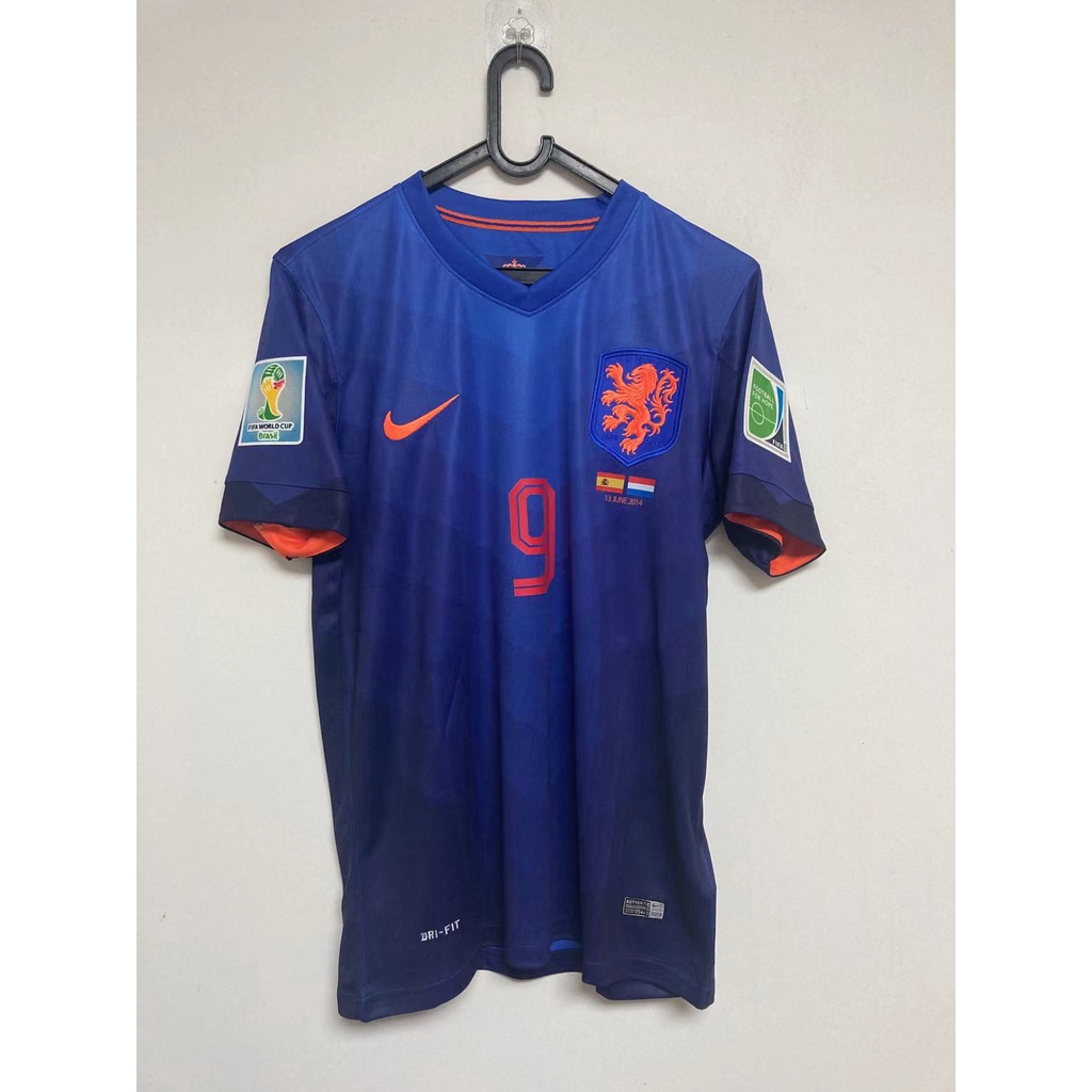 Holanda Casa Retro 2014 Retrô Futebol Jersey Camisa De
