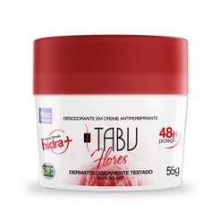Desodorante Creme Antitranspirante Tabu Flores 55G