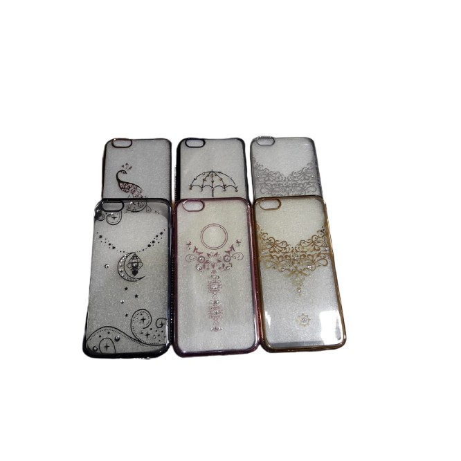 Capa Silicone Com Strass Apple Iphone 6 Plus 6s Plus