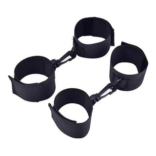 Kit Bondage Bdsm Algemas De Prender Amarrar Imobilizador + Mascara (venda)