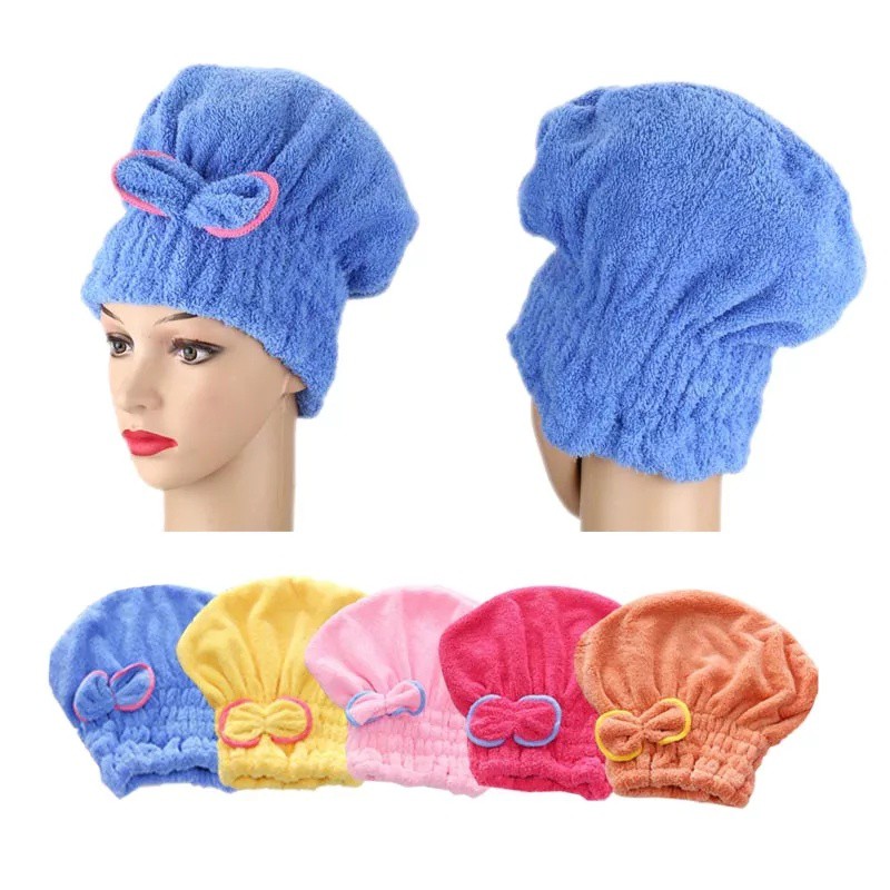 Touca Toalha De Secar Cabelo Microfibra Anti Frizz Pós Banho/TOUCA DE CABELO