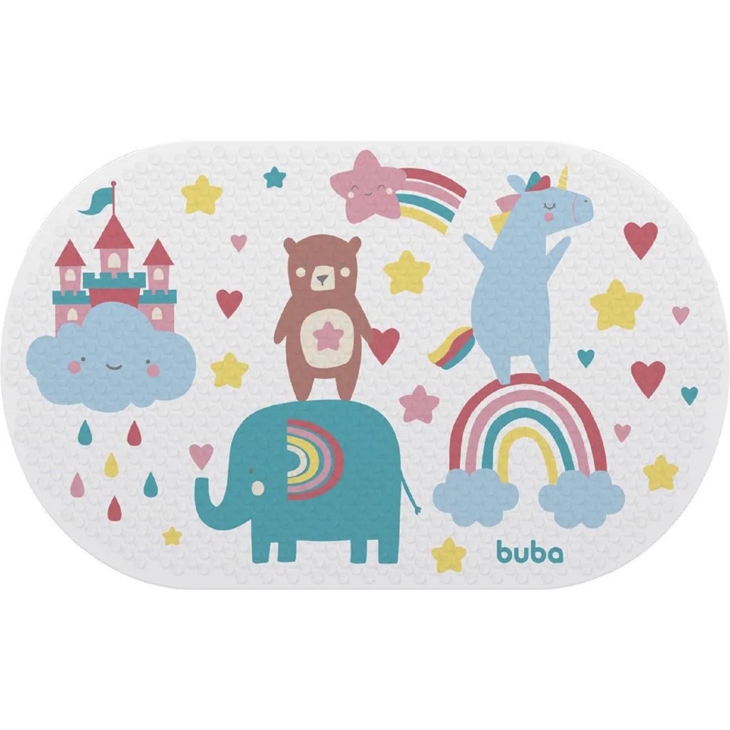Tapete Para Banho Infantil Arco-íris 13202 Buba