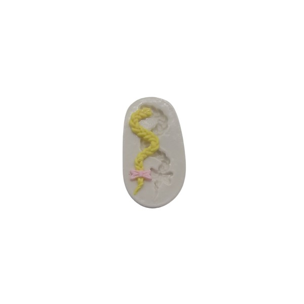 Molde De Silicone Trança Rapunzel Molde Para Confeitaria Molde Para Biscuit 467
