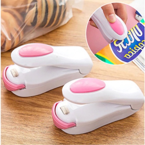Mini Máquina Portátil Seladora Plástico Para Cozinha Sela Rapidamente Suas Embalagens Plásticas