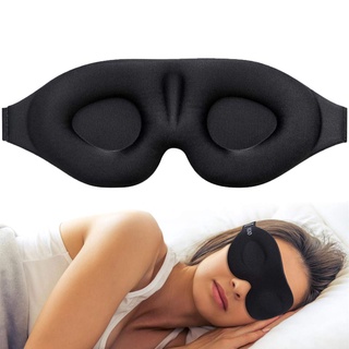 Máscara De Olho Para Dormir 3d Contorno Copo Blindfold Concave Moldado Noite Sono Máscara Bloco Luz Fora Com Mulheres Homens