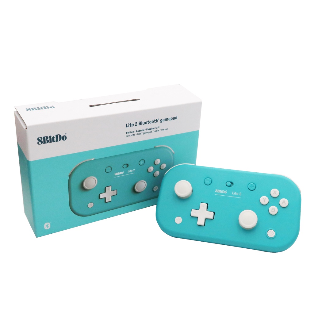 8Bitdo Lite 2 Bluetooth Gamepad Para Nintendo Switch/Android/Raspberry Pi-Turquesa