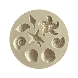 3D Bonito Concha Em Forma De Silicone Chocolates Mold DIY Bolo Geléia Fondant Baking Cozinha Acessório