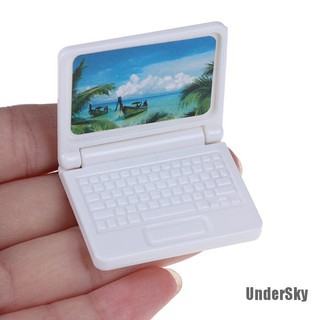 SuperToys Presente Criativo Dollhouse Miniatura Computador Moderno