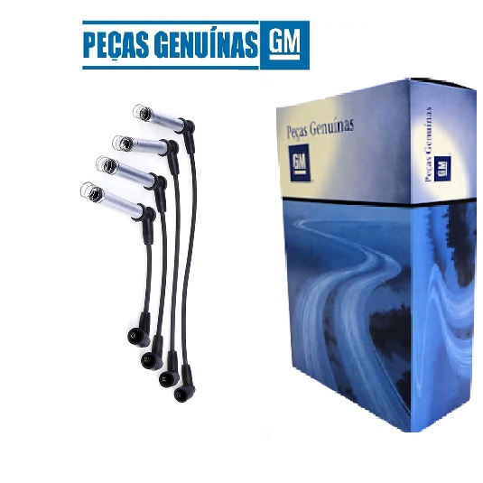 Jogo Cabo velas Todos GM, 1.0, 1.4 e 1.8 Agile CORSA Celta Meriva Montana 24588546