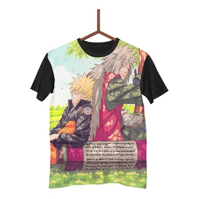 Camisa Camiseta Naruto Shippuden Jiraiya Laços G0057