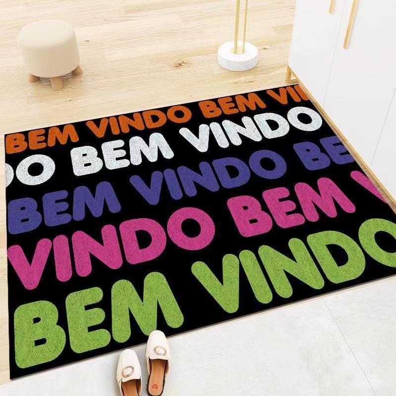 Tapete Bem Vindo Antiderrapante Capacho V Rios Modelos Shopee Brasil