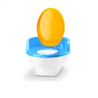 Pinico Infantil 2 em 1 Com Redutor De Assento Cardoso Toys Troninho Bebe Azul Reforçado Penico De Transição, Adaptavel, Com Recipiente Higienico