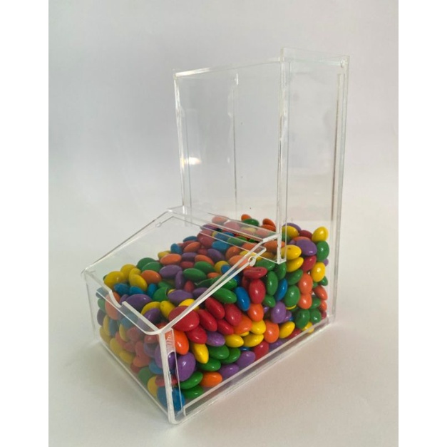 Expositor de acrilico para açaiteria e sorveteria (mini torre)