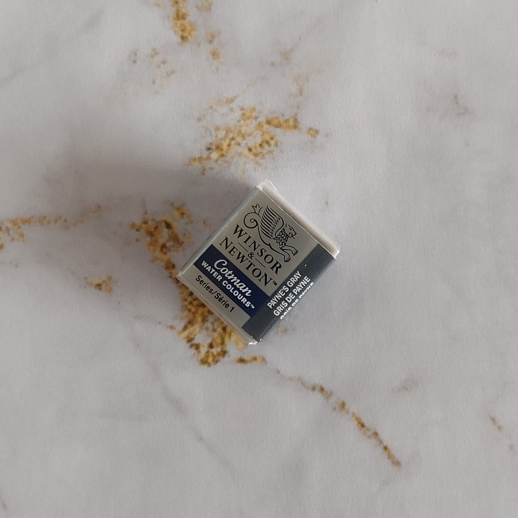 Aquarela Cotman Pastilha 465 Paynes Gray - Winsor & Newton