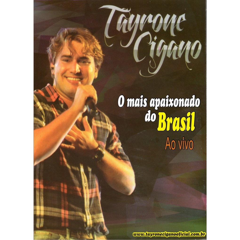 DVD TAYRONE CIGANO AO VIVO EM PETROLINA PE ORIGINAL E LACRADO