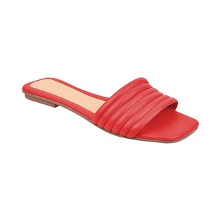 Rasteira Feminina Bico Quadrado Leve Macia Ref 41004