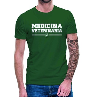 Camiseta Medicina Veterinária 100% Algodão Curso Veterinário Animais Curso Profissão Frases engraçadas Faculdade Med Vet Curso
