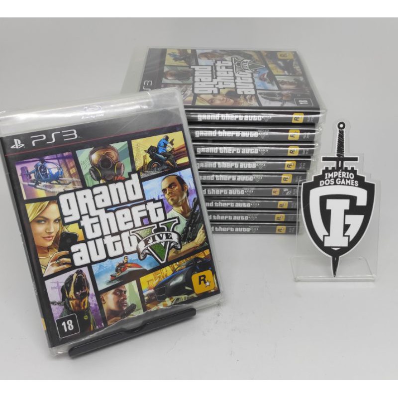 Grand Theft Auto V - GTA V - GTA 5 PS3 - Game Games - Loja de