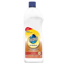 Cera Líquida Bravo Brilho Prático Vermelha 750ml