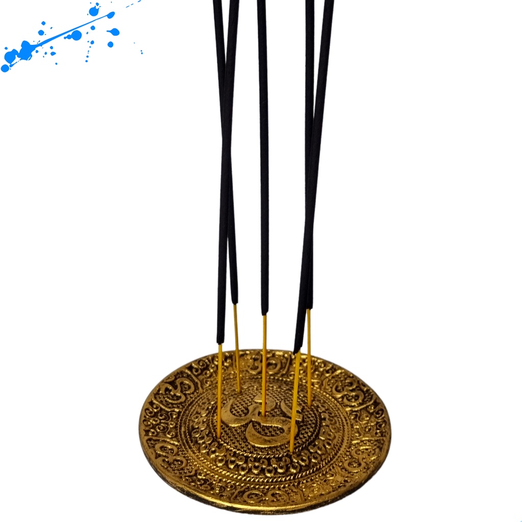 Imagem Incensario Vareta Om Yoga Mantra Meditação 5 Varetas