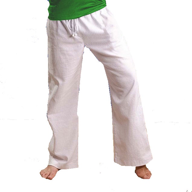 Roupa De Umbanda Candomblé Calça Branca Ração