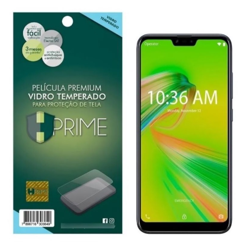 Película Hprime Vidro Asus Zenfone Max Plus / Shot ZB634KL