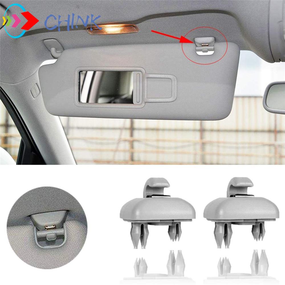 CHINK Clipe Viseira Interior Sol Do Carro Gancho Suporte Para Audi A6 C5 A4L A6L Q5 Q3 A5 C6