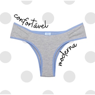 5 Calcinhas algodão Conforto Fashion Moda intima