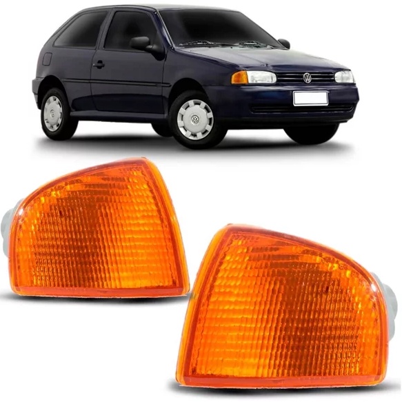 Lanterna Pisca Seta Gol Parati Saveiro 1995 1996 1997 1998 Á 1999 Encaixe Arteb Ambar Amerela