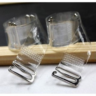 Alça Invisível de Silicone Transparente Removível Ajustável para Sutiã Lingerie Ombro - 1 Par em Oferta na Shopee